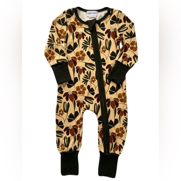 Little Eyes Prairie Floral Bamboo Zippy- Old Style Zipper Cover - Picture 1 of 1